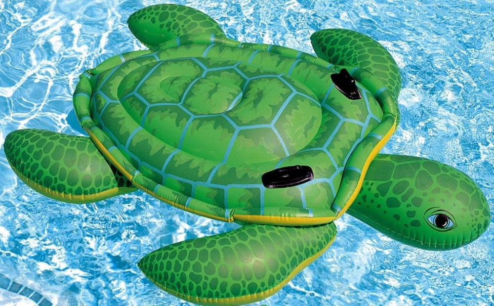 игрушка надувная intex черепаха 191х170см