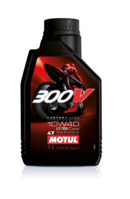 Масло моторное синтетическое Motul 300V 4T Factory Line Road Racing 10w40 для 4-тактных двигателей, 1л, 104118