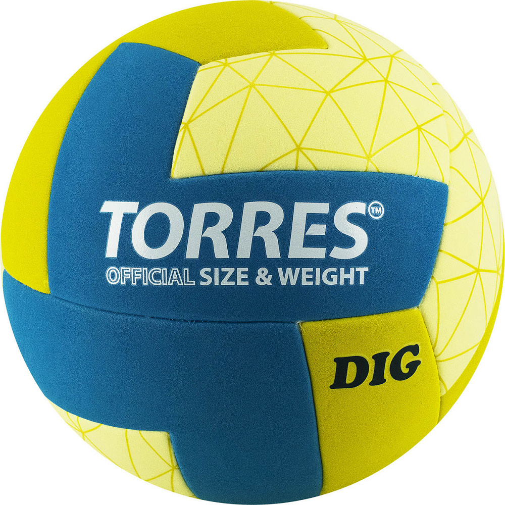 мяч волейбольный torres dig р5 v22145