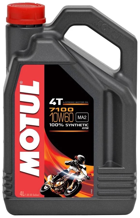 масло синтетическое motul 4-х т 7100 10w60 4 л 104101