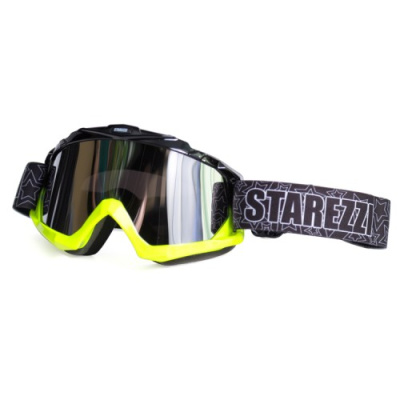 Очки STAREZZI GOGGLES MX BLACK FLUO YELLOW 