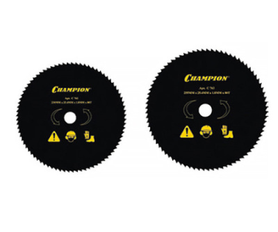 Нож бензокосы CHAMPION 80 зубчатый d=255*25.4mm остроугольные зубцы 5113