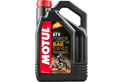 Масло синтетическое MOTUL 4 х т 5W40 ATV POWER 4л 105898