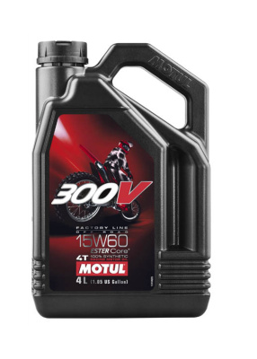 Масло синтетическое MOTUL 4 х т 15W60 300V 4T FL OFF ROAD 4л 104138