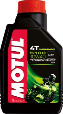 Масло MOTUL 4- х т 5100 10W40 1 л для мотоциклов высокоскоростных 104066