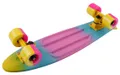 Скейтборд Multicolor 22 TECH TEAM розовый/желтый