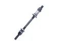 Ось задн.колеса вело МТВ 3/8*180,конуса с пыльн.серая,IMM-225