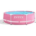 Бассейн каркасный 244х76см INTEX 28290 розовый