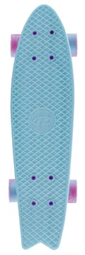 Скейтборд Fishboard 23 голубой TECH TEAM