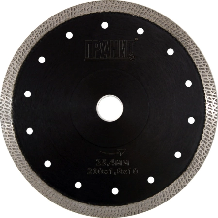 Диск алмазный ГРАНИТ CPST 200*1,8*10 мм по керамике