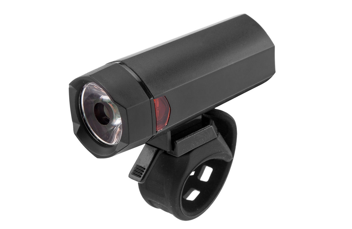 Фонарь JY-7058  черный передний на руль 560173