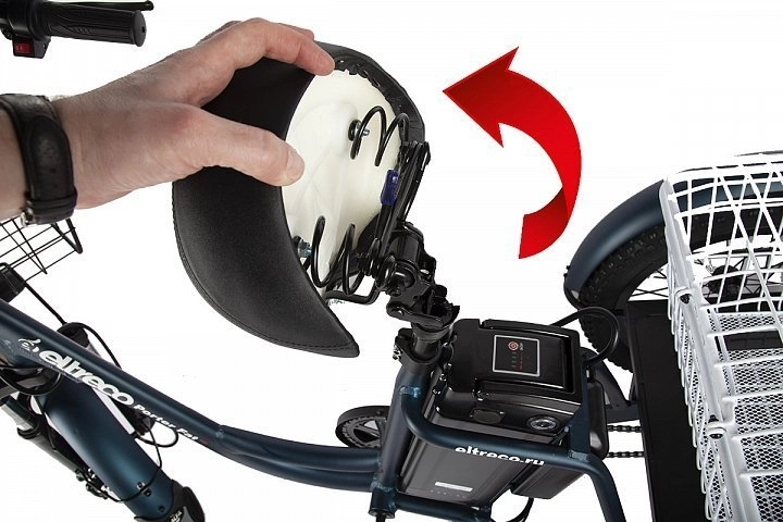 Трицикл электрический Eltreco Porter Fat 500 UP