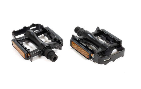 Педали HOGGER MTB алюминиевые,109x90мм,резьба 9/16&quot;,промподшипники,черные