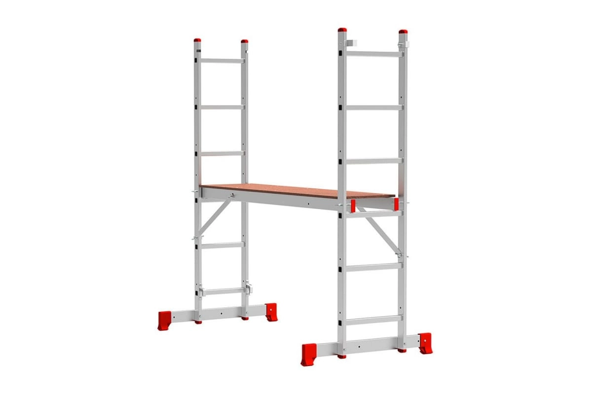 Лестница-помост алюминиевая универсальная ЛПА 3-У Вихрь 73/5/1/25