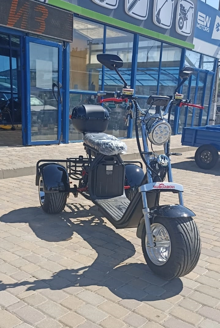 Электроскутер 3-х колесный SUBORBOX C12 Traik CITYCOCO (аналог GT X12)