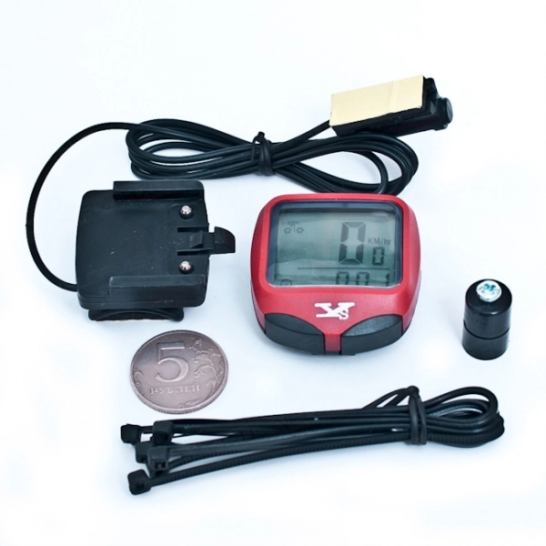 Велокомпьютер YS-468В проводной с подсветкой водонепроницаемый 15 программ А-928