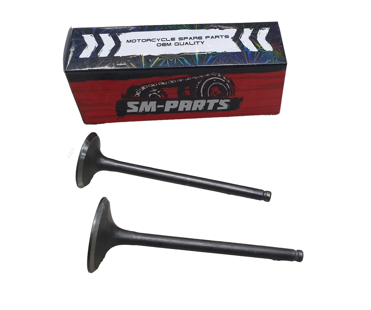 Клапаны KAYO T2, T4, K1, ZS166FMM, ZS169FMM CB250D-G (воздушный) стандартные d=27/31,5 SM-PARTS 