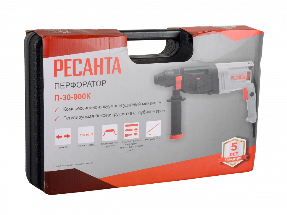 Перфоратор Ресанта П-30-900К