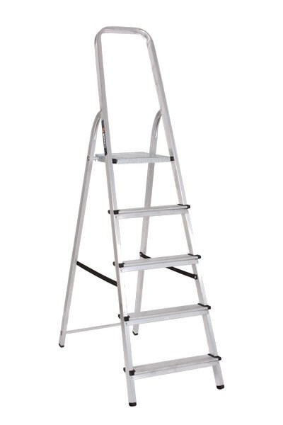 Стремянка алюминиевая СА 1х5 Вихрь 73/5/1/3