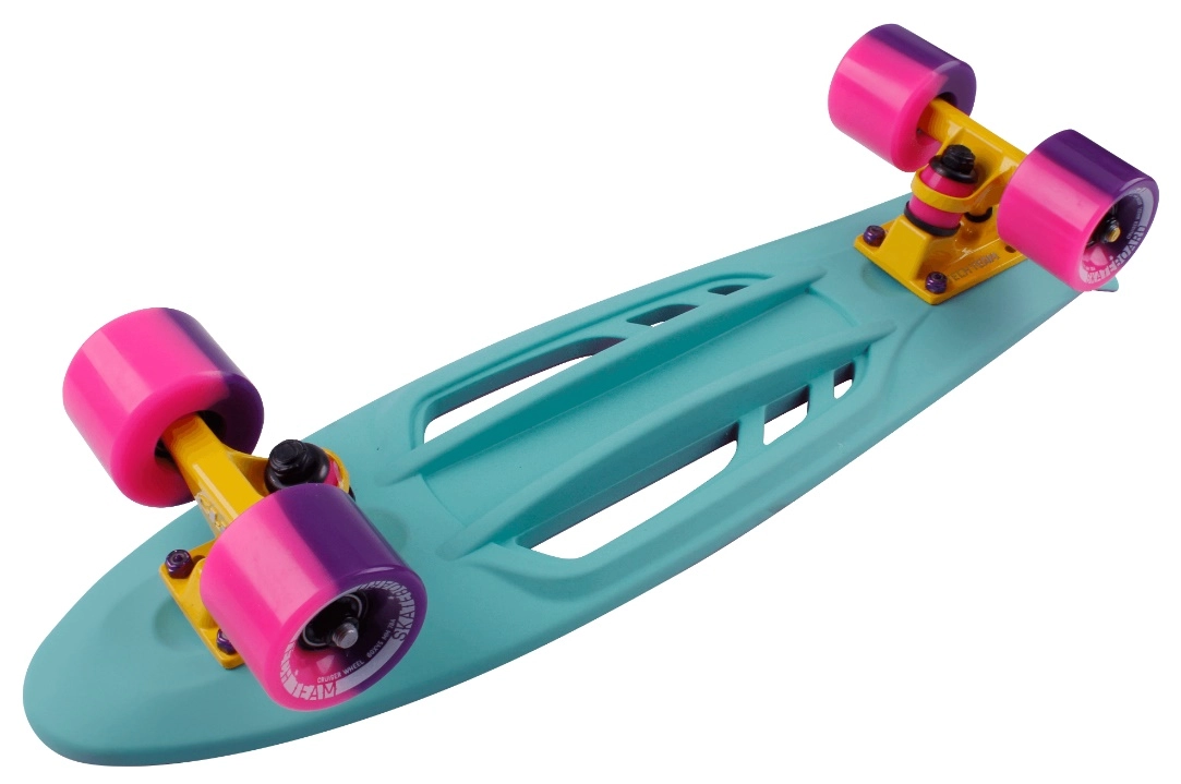 Скейтборд Shark 22 TECH TEAM розовый/голубой