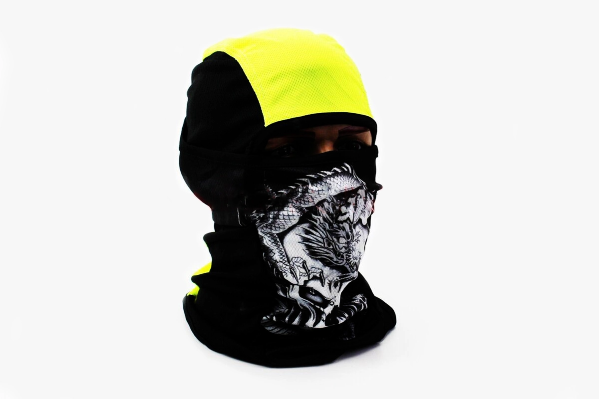 Подшлемник черно-желтый KML 