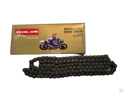 Цепь привода 428HBS 122L усиленная замок защелка бренд ROLON на все модели Boxer