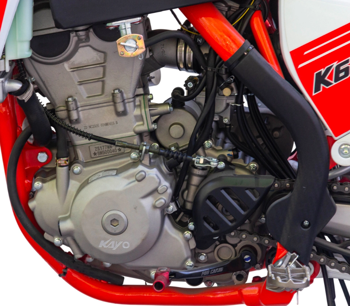 Мотоцикл KAYO K6-R 250 FCR (NC250SR) 21/18