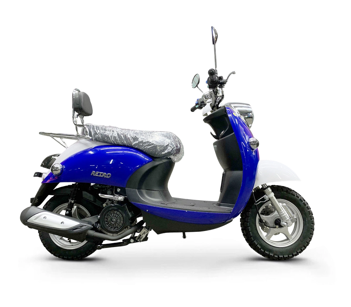 Скутер VENTO RETRO BY49QT-2A  49сс с сигнализацией и кофр