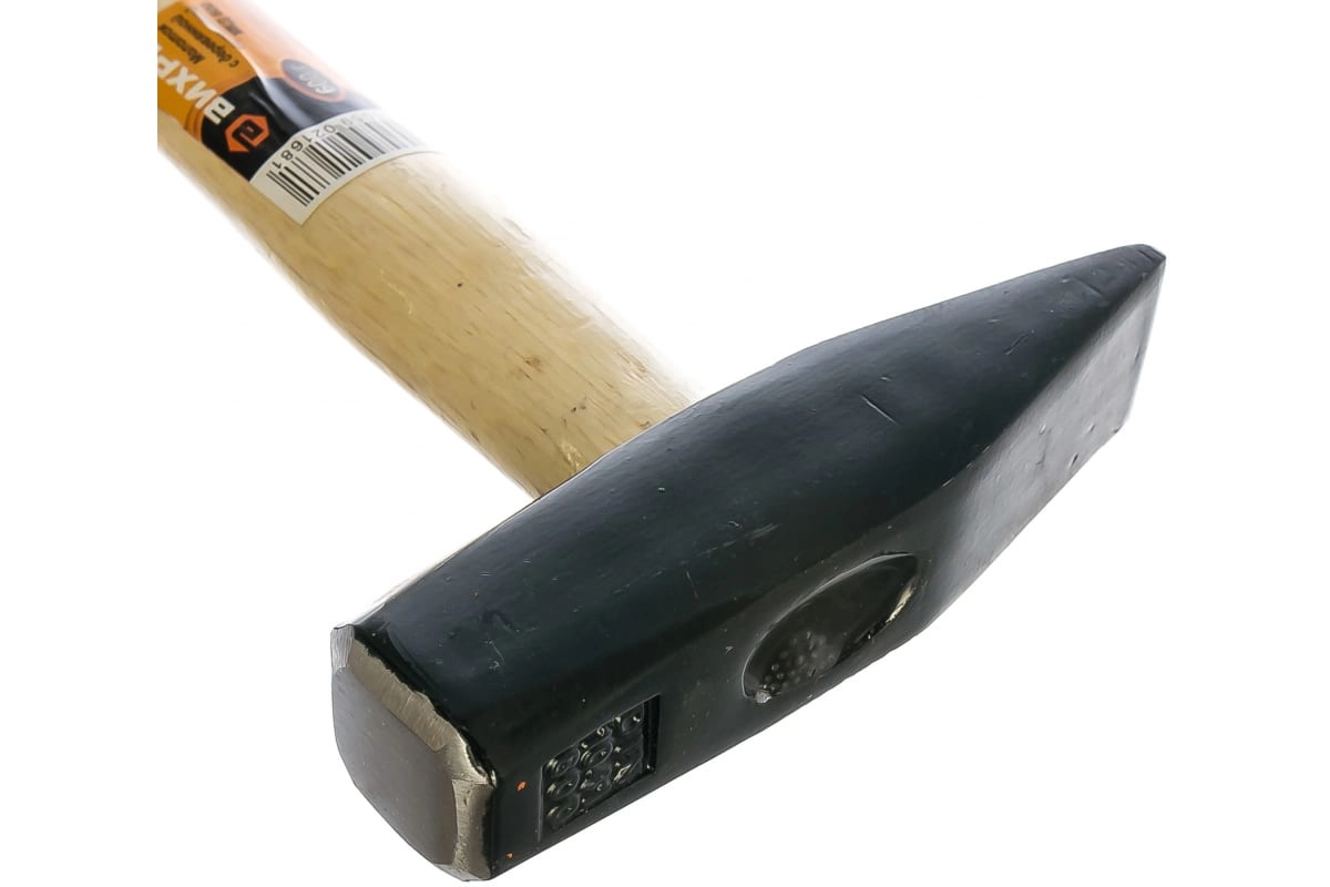 Молоток 600гр квадратный боёк деревянная ручка Вихрь 73/6/8/3