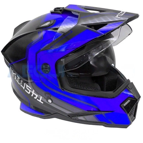 Шлем 802 KIOSHI Fighter мотард с очками