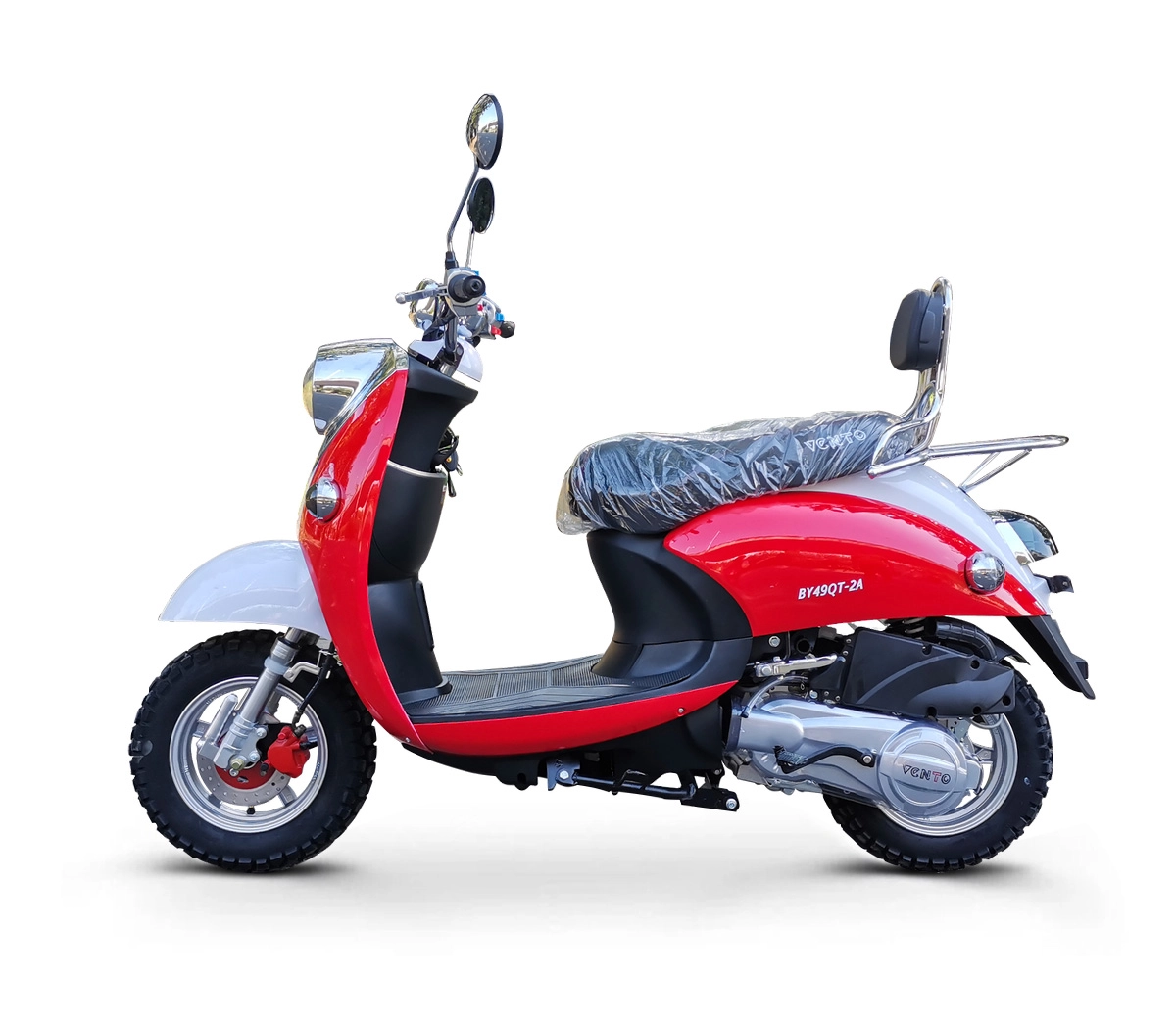 Скутер VENTO RETRO BY49QT-2A  49сс с сигнализацией и кофр