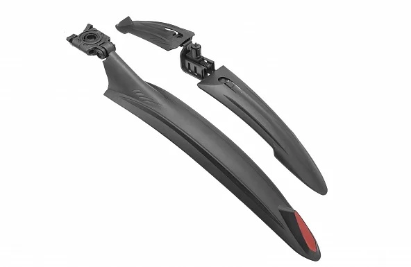 Крылья 2616-36  24-26 пластик удлиненные со светоотражателем