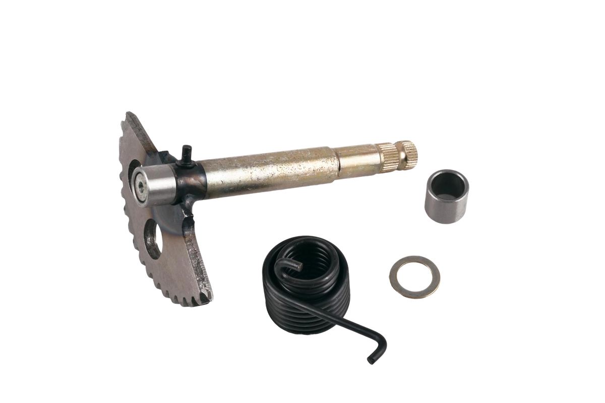 Сектор заводной (полумесяц) 4T GY6 125/150 (L-147mm) (+пружина, втулка)