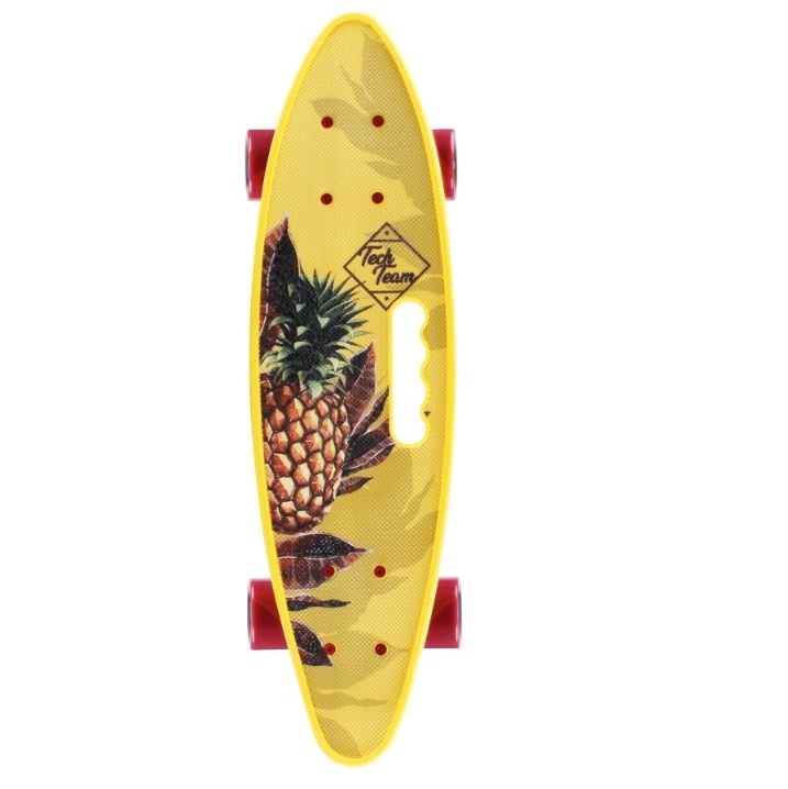 Скейтборд Fishboard 23 желтый TECH TEAM