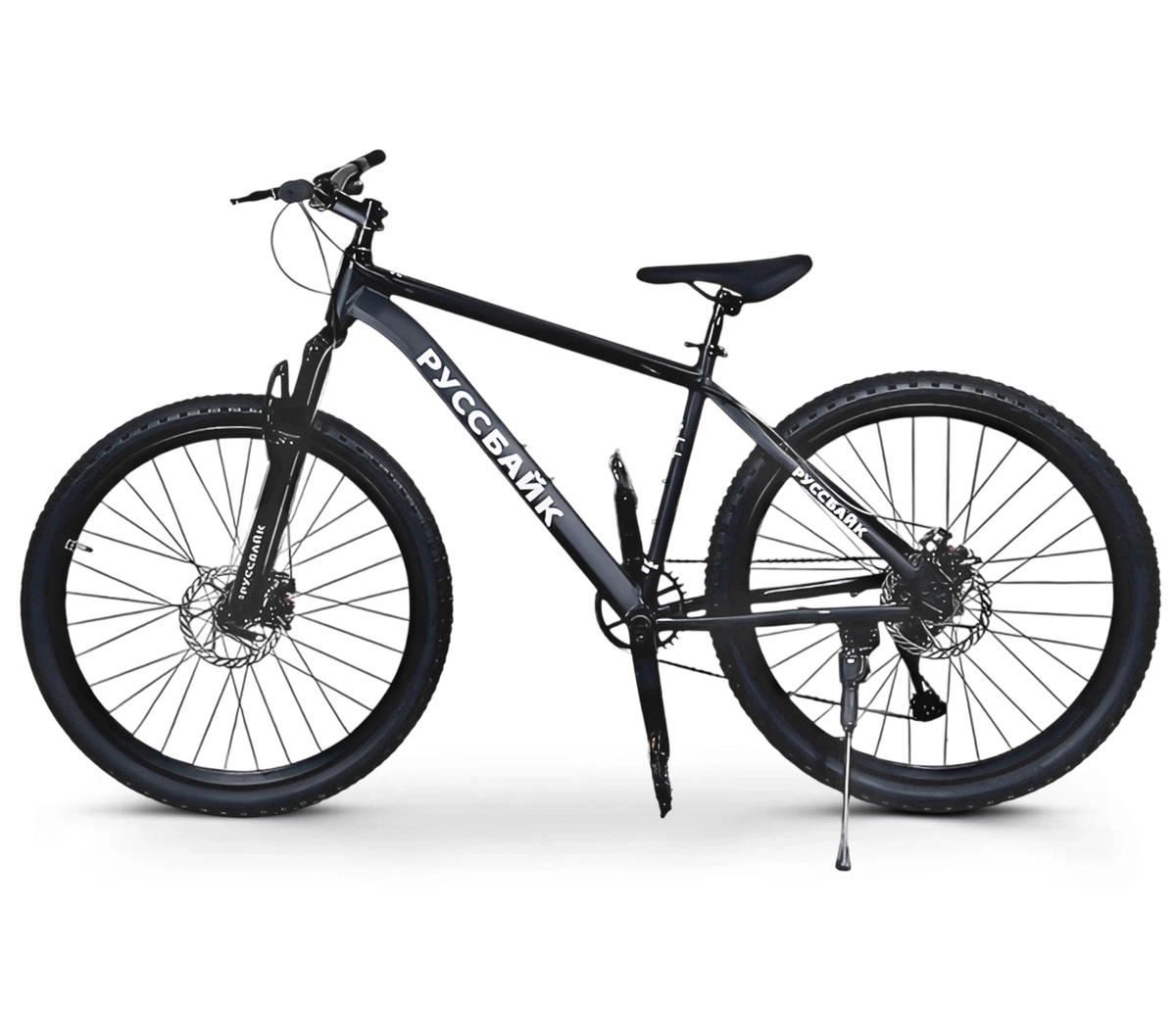 Велосипед горный РУССБАЙК РУС-401 27,5", рама 18", 7 скоростей, дисковой тормоз