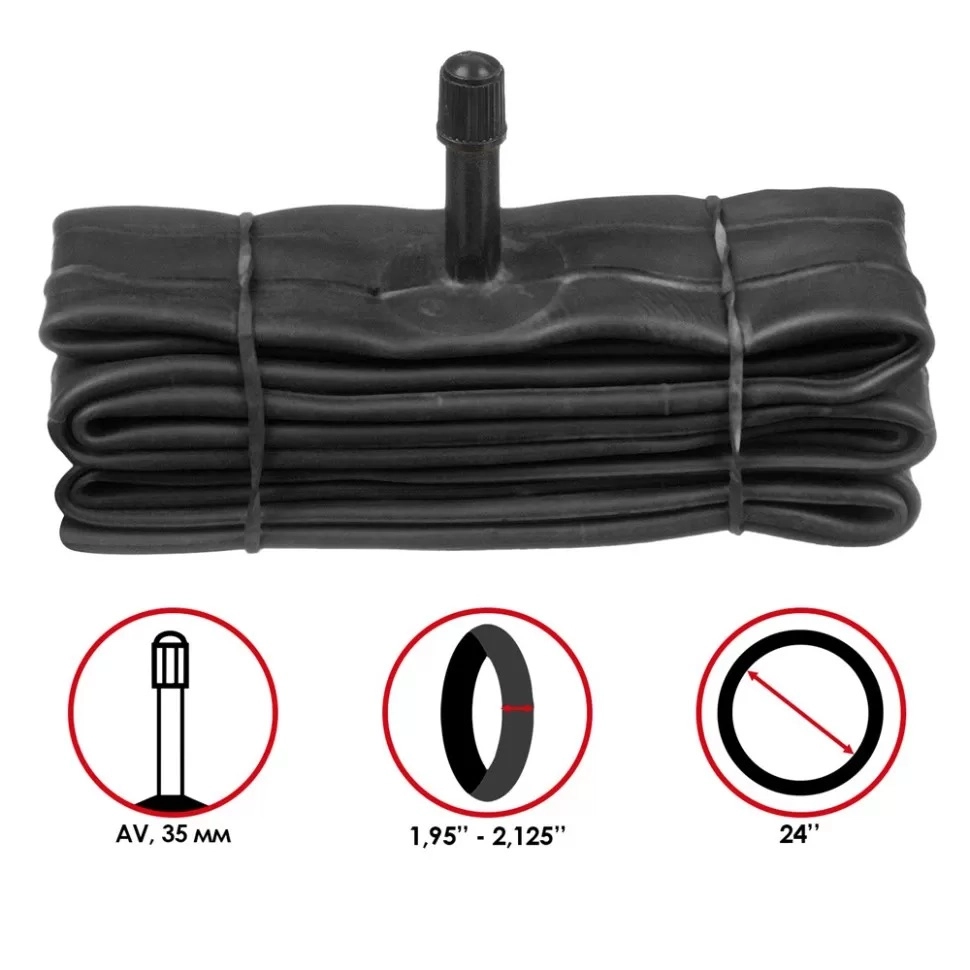 Камера 24*1,95/2,125 Stailer-orange Butil AV 35