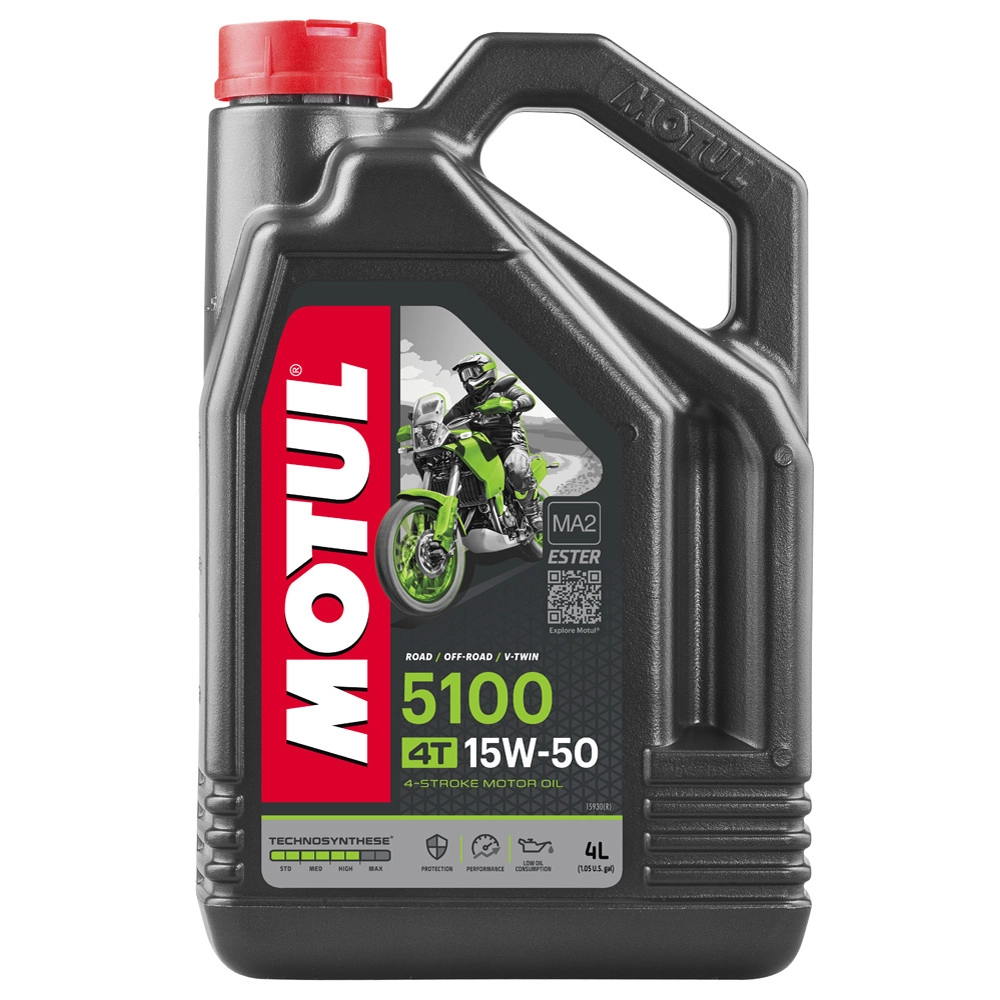 Масло моторное MOTUL 4-х т 5100 15W50 4 л Technosynthese 104083 