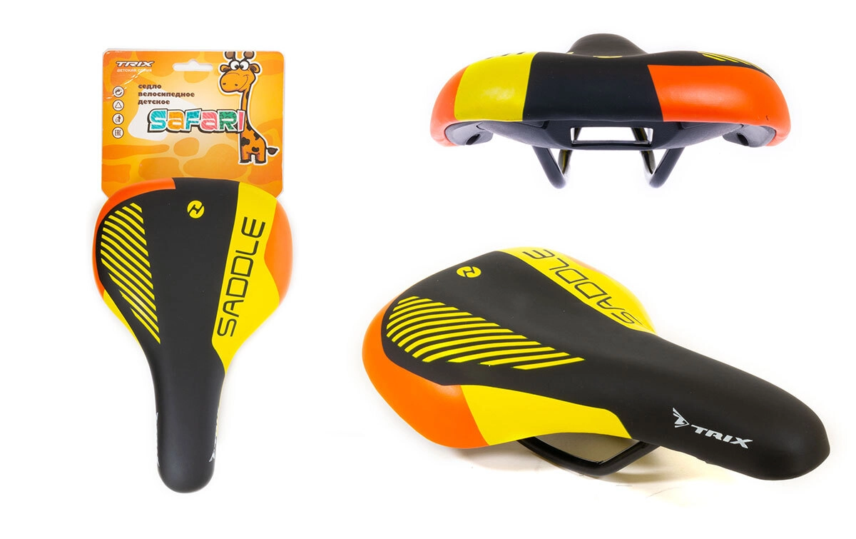 Седло TRIX детское Super Dino 230х145 мм