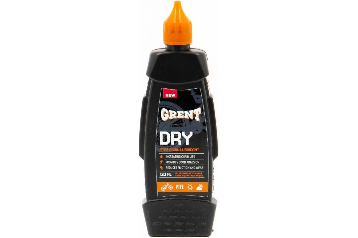 Смазка цепи GRENT PTFE Dry Lube тефлоновая для сухой погоды 120мл 32130