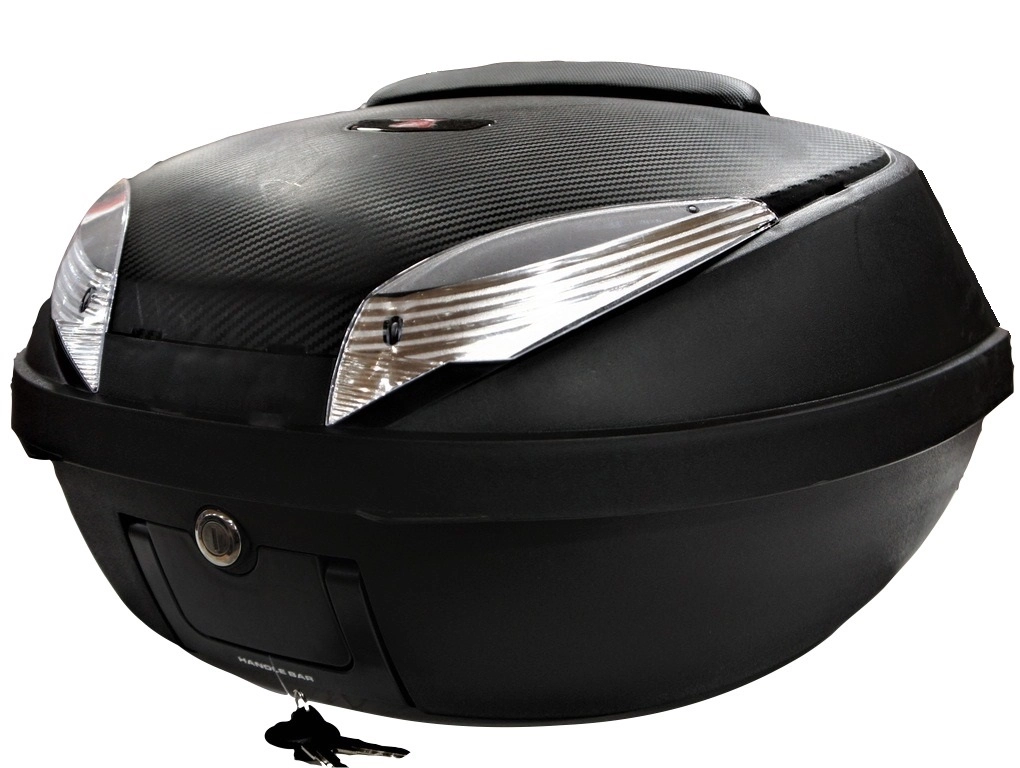 Кофр E 66 большой, черный 52л. ,черн. повороты 