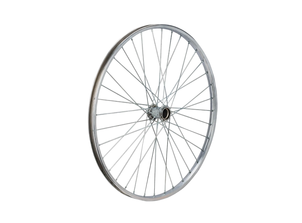 Обод 28 задний усиленный хром без втулки 2802-1