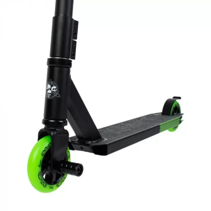 Самокат трюковый KRAFT BLACK EDITION HIC 100 mm AL+пега HKR-BE/G