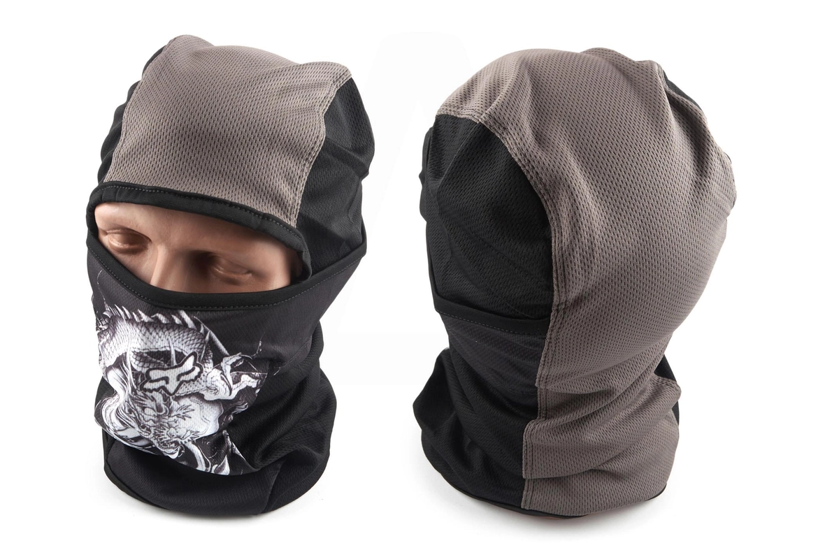 Подшлемник черно-зеленый KML V-1421