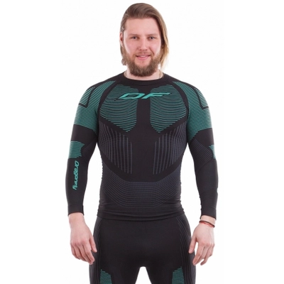Термофутболка Dragonfly 3D THERMO GREEN с длинным рукавом