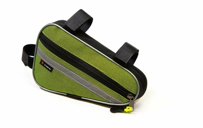 Сумка TRIX,крепление под раму сзади,22х12х4см,водонепроницаемая,зеленая