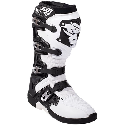 Мотоботы FXR FACTORY RIDE  Black/White