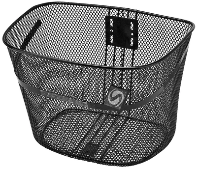 Корзина JL-044-1 велосипедная передняя чёрная для 28&quot; 270037