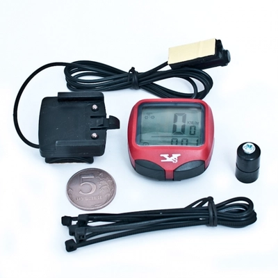 Велокомпьютер YS-468В проводной с подсветкой водонепроницаемый 15 программ А-928