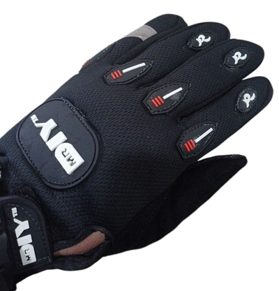 Перчатки вело/мото, mr. IY,с пальцами,прорезиненные,синие