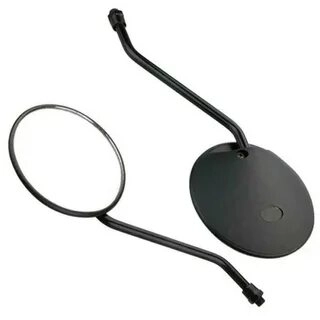Зеркала для мото круглые универсальные M10 черные &quot;TVS&quot;
